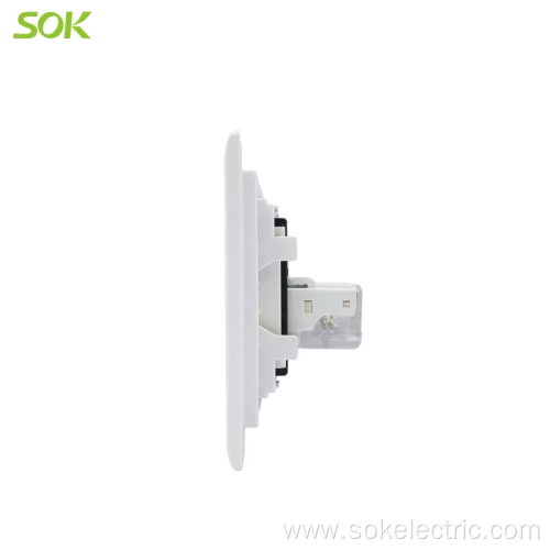 RJ45 LAN Socket Outlets 2Gang Information power outlet